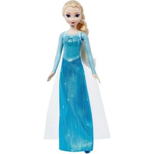 POUPÉE Poupée Elsa Chantante - Disney Princess - La Reine des Neiges - Tenue Bleu Glacial - Pour Enfant de 3 Ans et +