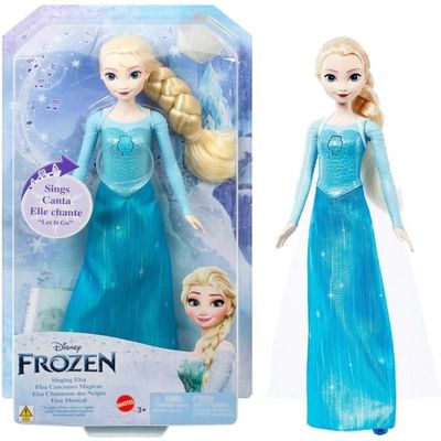 La Reine des Neiges Elsa Mattel Poupee Chantante Disney Liberee delivree HMG31 Cdiscount Jeux Jouets