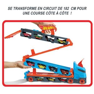 Hot Wheels City – Requin Transporteur, Camion Qui Avale Les Voitures, Capacité 5, Véhicule Inclus, Dès 4 Ans
