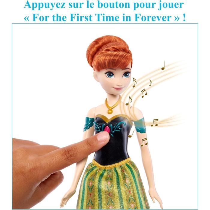 Disney La Reine des Neiges 2 – Poupee Princesse Disney Elsa Chantante -  Chante en français - 30 cm - Cdiscount Jeux - Jouets