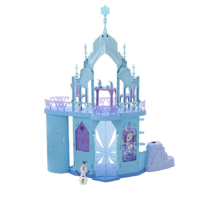 Disney La Reine des Neiges - Palais de glace d’Elsa - Olaf - 21 accessoires - Disney Frozen - JGG41