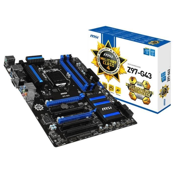 MSI Z97-G43 Reconditionné - MSI reconditionné disponible sur Cdiscount Seconde Vie
