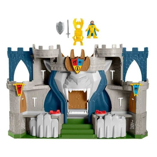 Imaginext - Coffret Château Fort Aventure du Lion avec figurine - Accessoire Figurines - Dès 3 ans