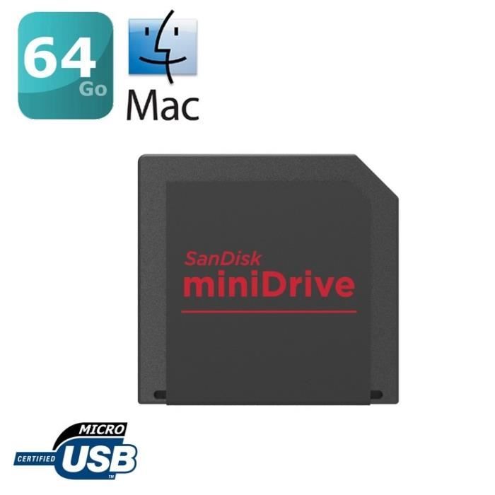 SanDisk Ultra Mini Drive 64 Go