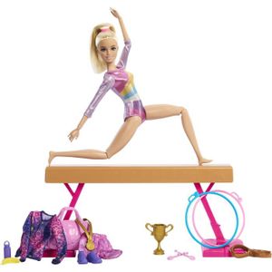 POUPÉE Barbie - Gymnastique - Coffret avec poupée et plus