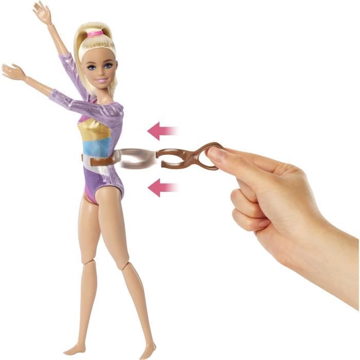 BARBIE Métiers Gymnaste (Blonde) pas cher - Monde de Barbie