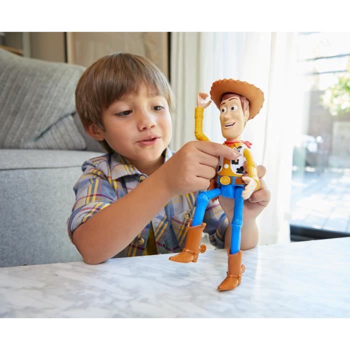 Jouet interactif Disney Toy Story Woody fait du rodéo avec 30 phrases, Toy  Story