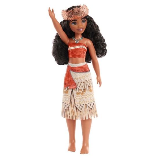 Poup e Vaiana Disney Princess 29cm Tenue Imprim e Pour