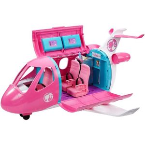 MAISON POUPÉE Barbie - L'Avion de Rêve avec mobilier et Rangemen