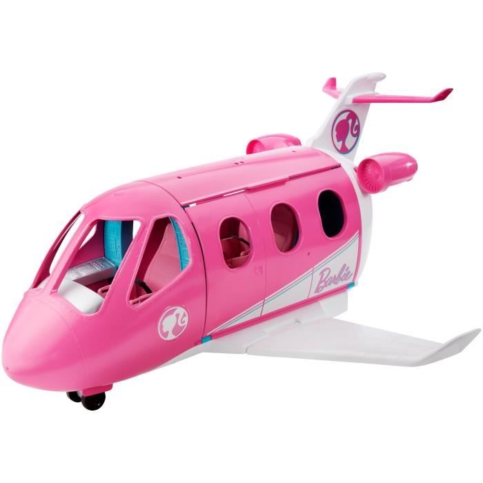 Barbie - L'Avion de Rêve de Barbie - Véhicule Poupée Mannequin - 3 ans et + GDG76