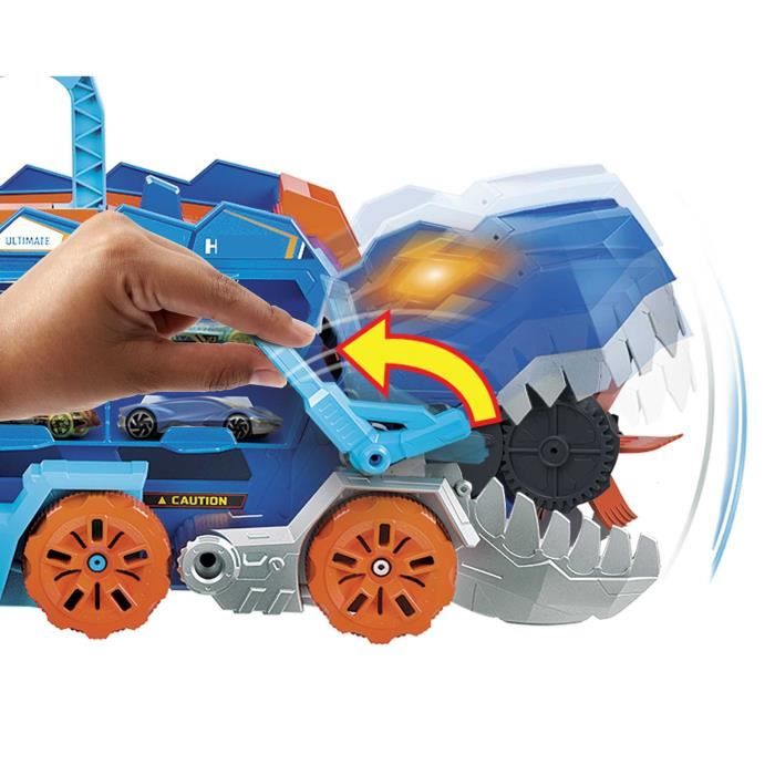 MEGA TRANSPORTEUR DINO - HOT WHEELS - HNG50 - VEHICULES HOT WHEELS