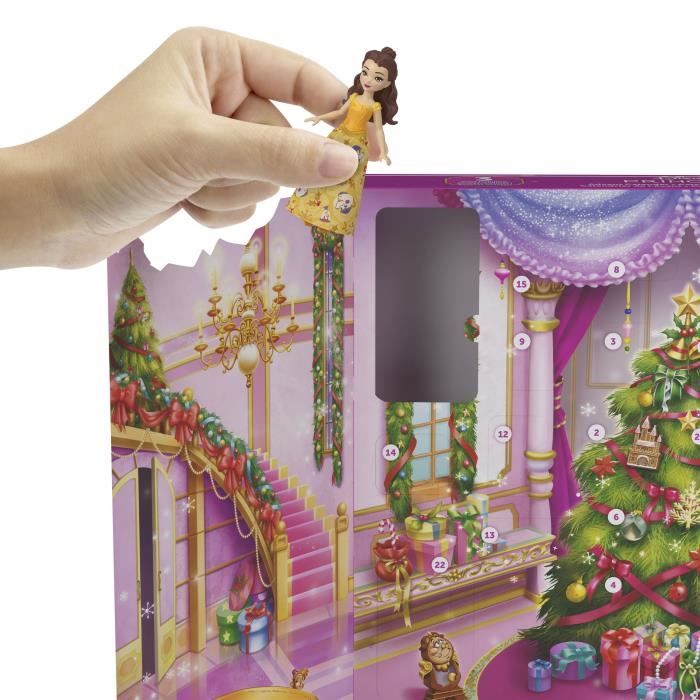 Calendrier De L'Avent 2024 Poupée - 24 Surprises - Compte à Rebours Noël - Cadeau Fille Enfant - Rose