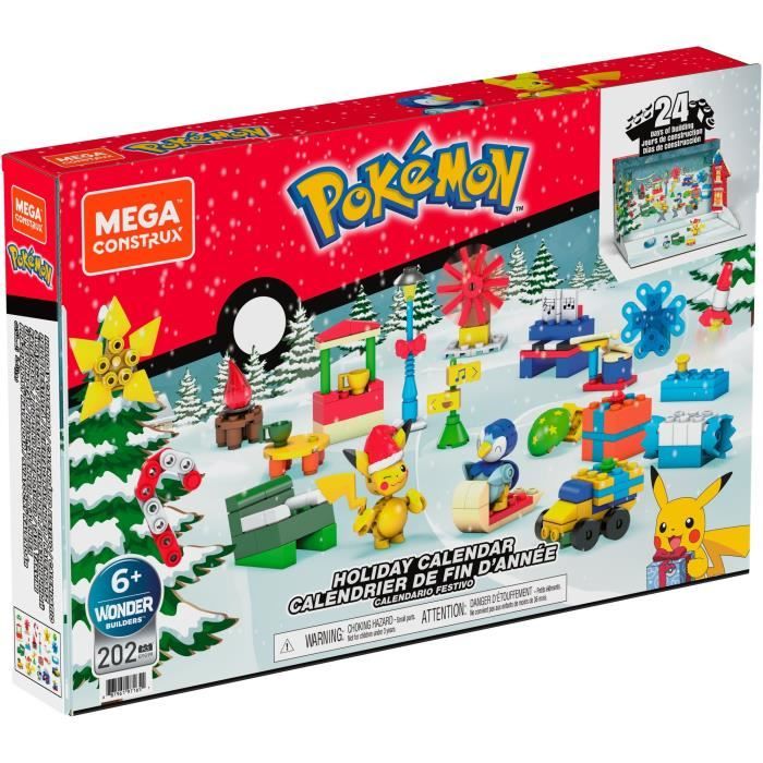 Mega Construx - Pokémon - Calendrier de lAvent et jeu de construction GYG99
