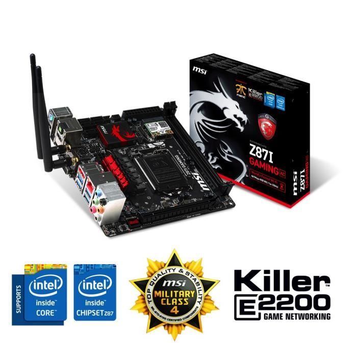 MSI Z87I GAMING AC Mini-ITX - Msi