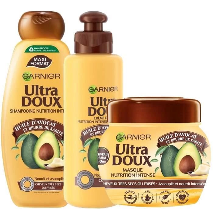 GARNIER Ultra Doux Routine à l'Huile d'Avocat et Beurre de Karité - Cdiscount Au quotidien