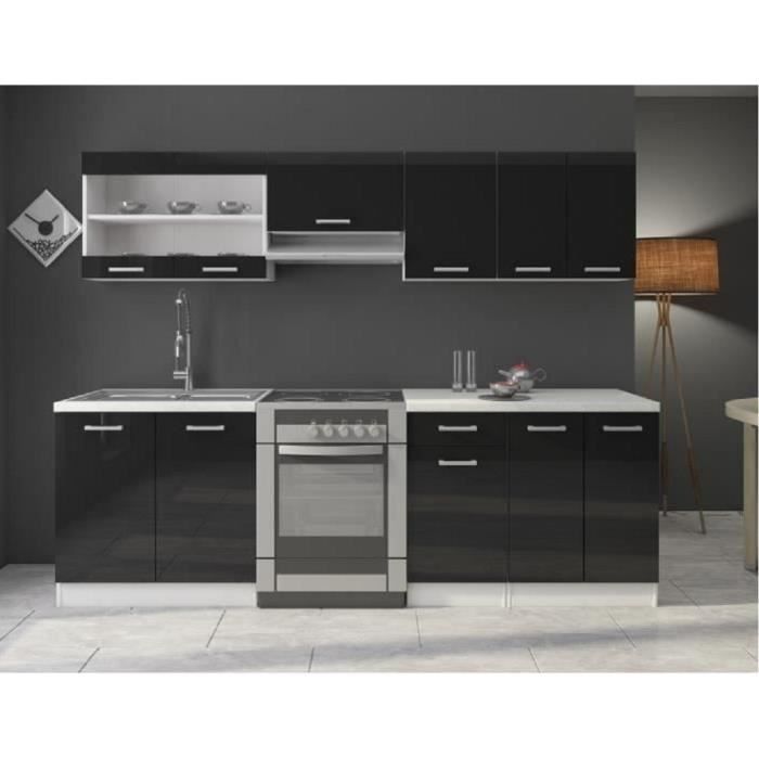 ULTRA Meuble hotte de cuisine L 60 cm - Gris - Cdiscount Maison