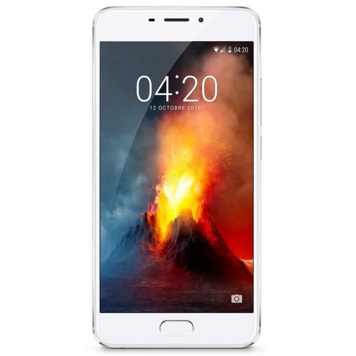 Vente T&eacute;l&eacute;phone portable Meizu M5 Note 16 Go Silver Blanc pas cher