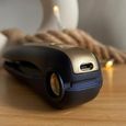 CONTINENTAL EDISON  Mini fer à lisser rechargeable USB - 200˚C - cheveux fins - Bleu et Or-3
