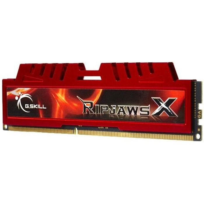 Vente Memoire PC G.SKILL RAM PC3-14900 / DDR3 1866 Mhz - F3-14900CL10S-8GBXL - DDR3 Performance Series - RipjawsX pas cher Vente Memoire PC G.SKILL RAM PC3-14900 / DDR3 1866 Mhz - F3-14900CL10S-8GBXL - DDR3 Performance Series - RipjawsX pas cher