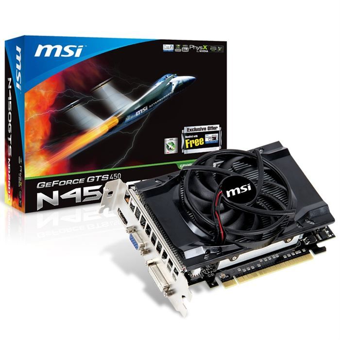 Msi Gts 450 2go Ddr3 Cdiscount Informatique