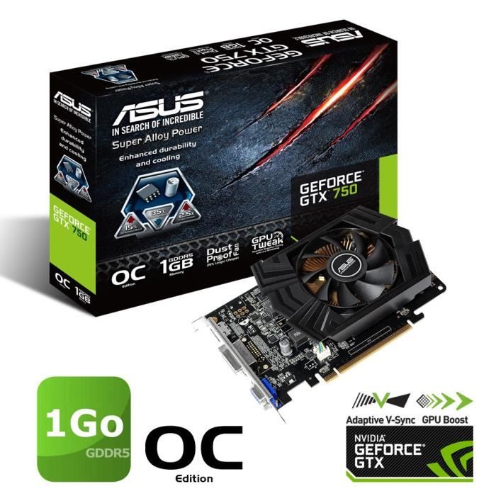 Asus GTX 750 1Go GDDR5 OC - Asus