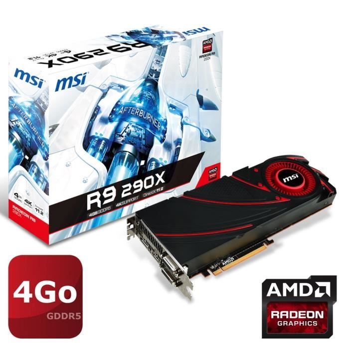 Msi Amd Radeon R9 290x 4go Gddr5 Cdiscount Informatique Msi Amd Radeon R9 290x 4go Gddr5 Cdiscount Informatique