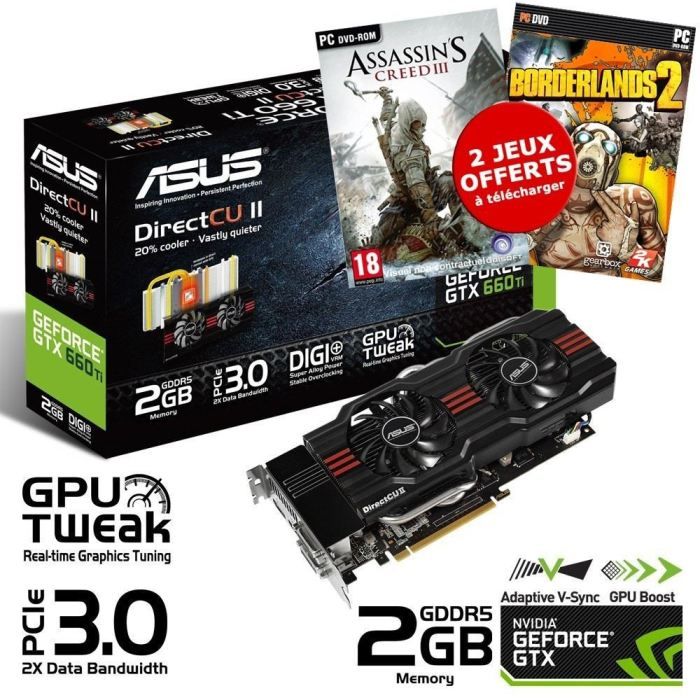 Asus Geforce Gtx 660 Ti Directcu Ii Asus GTX660Ti 2Go GDDR5