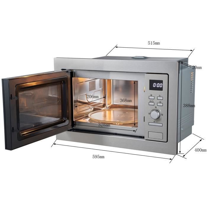 Micro ondes Encastrable Bosch BFL550MS0 - Micro-Ondes Integrable Noir