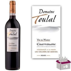 VIN ROUGE Domaine De Toulal Guerrouane - Vin rouge du Maroc 