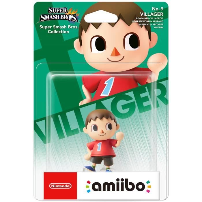 Figurine Amiibo Villageois N°09 • Collection Super Smash Bros.
