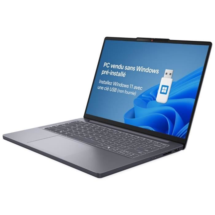 PC portable IdeaPad Slim 3 14IRH10 | Sans Windows - 14'' WUXGA