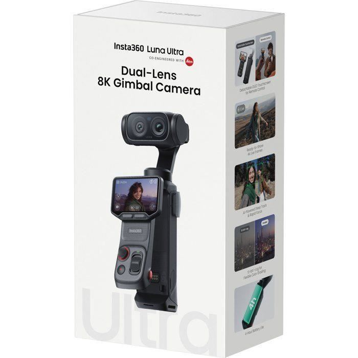 Caméra sport - INSTA360 - Luna Ultra - Standard - Bundle - Cosmic Black