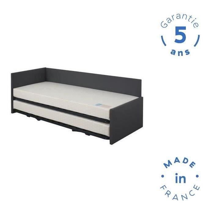 Lits banquettes gigognes avec matelas 100 % Made in France