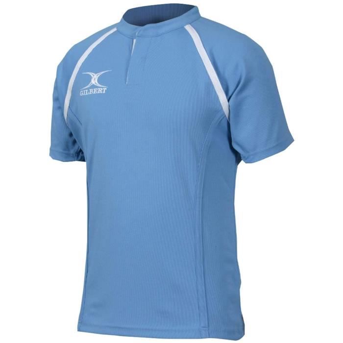 Maillot de rugby pour adulte GILBERT XACT II - bleu ciel