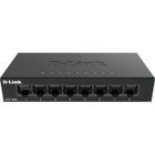 Switch 8 ports Gigabit - Métallique, connecteurs plastique - DLINK