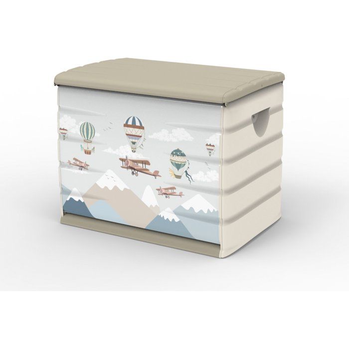 Coffre de rangement - PLASTIKEN - 260 L - 80 x 61 x 53 cm - Globo