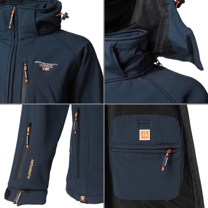 GEOGRAPHICAL NORWAY Veste Softshell Taboo Basic Ass A 009 BS 5 Homme Marine Cdiscount Sport