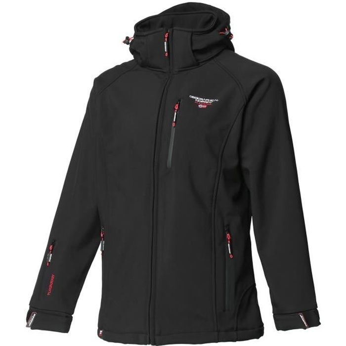 GEOGRAPHICAL NORWAY Veste Softshell Taboo Basic Ass A 009 + BS 5 - Homme - Noir