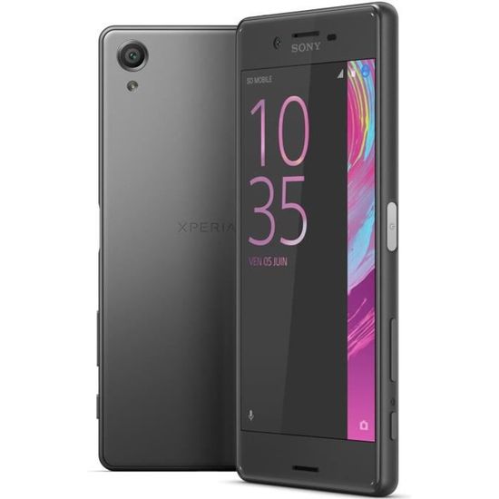 Smartphone Sony Xperia X 64 Go Noir - Appareil Photo 23 Mpx Exmor RS - Lecteur d'empreintes digitales