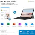 Pack MICROSOFT - Surface Go 2 - 10,5" - RAM 4Go - 64Go eMMC + Type Cover Noir + Microsoft 365 Personnel à télécharger-1