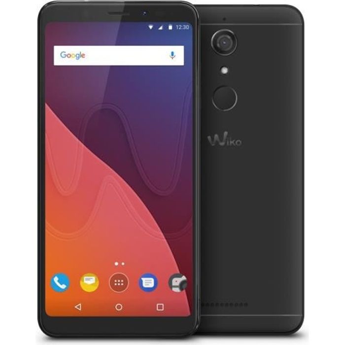 Téléphone portable Wiko View 16 Go Black pas cher Téléphone portable Wiko View 16 Go Black pas cher