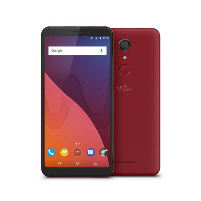 Top achat Téléphone portable Wiko View 32 Go Cherry Red pas cher Achat Téléphone portable Wiko View 32 Go Cherry Red pas cher