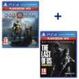 Pack 2 Jeux PS4 PlayStation Hits : The Last Of Us Remastered + God of War-0