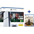 SONY COMPUTER ENTERTAINMENT Pack PS5 Standard : Console PlayStation 5 (modèle Slim) + FC26 (code dans la boite) + Ghost of Yōtei