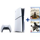 SONY COMPUTER ENTERTAINMENT Pack PS5 Standard : Console PlayStation 5 (modèle Slim) + Ghost of Tsushima + Ghost of Yōtei