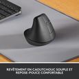 Souris ergonomique - Sans fil - Logitech - Lift - Droitier - Graphite-1