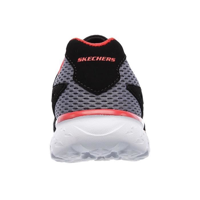 Basket enfant SKECHERS Go Run 400 Zodox Noir et Rouge Running