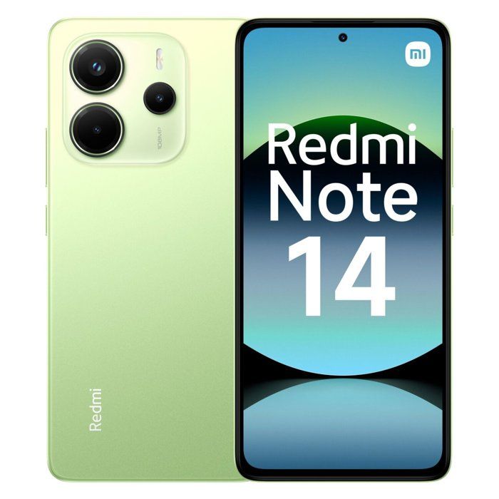 Xiaomi Redmi Note 14 16 9 cm 6.67 Double SIM hybride 4G USB Type C 8 Go 5500 mAh Citron - vue 4