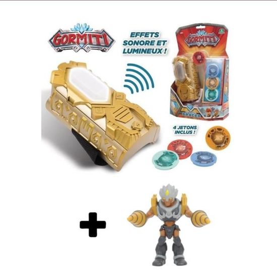 GORMITI Pack Bracelet des Elements Figurine Hirok 8cm Cdiscount Jeux Jouets