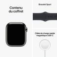 Apple Watch Series 8 GPS + Cellular - 41mm - Boîtier Graphite Stainless Steel - Bracelet Midnight Sport Band - Regular-8